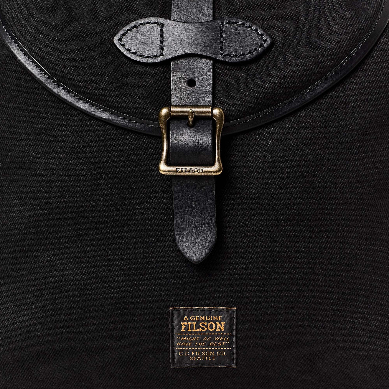 Filson Drawstring Backpack Black - The Sporting Lodge