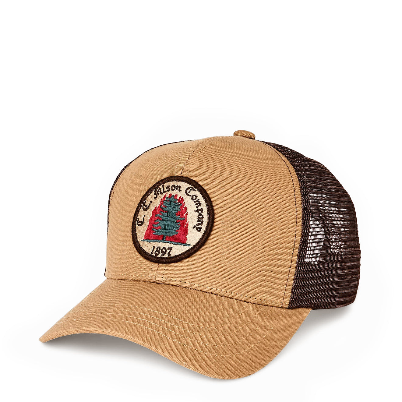 Filson Logger Mesh Cap Wheat / Fire