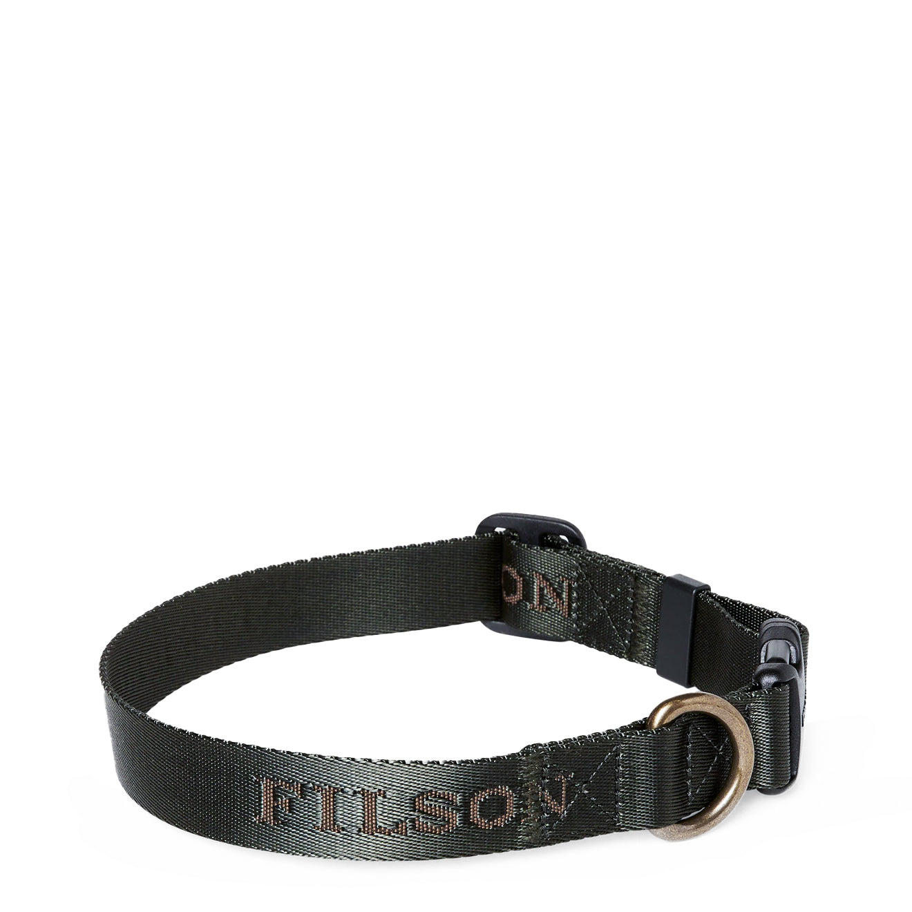 Filson Nylon Dog Collar Dark Timber - The Sporting Lodge