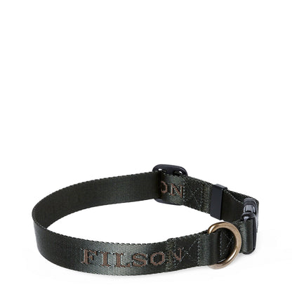 Filson Nylon Dog Collar Dark Timber - The Sporting Lodge