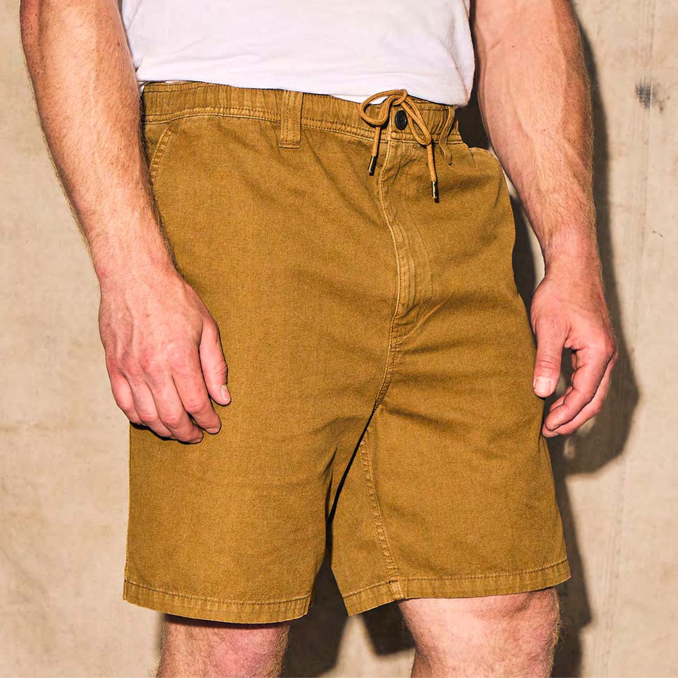 Filson Oakville Canvas Shorts Bronze Brown