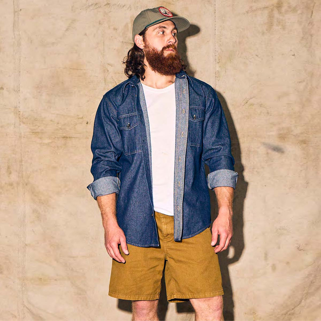Filson Oakville Canvas Shorts Bronze Brown