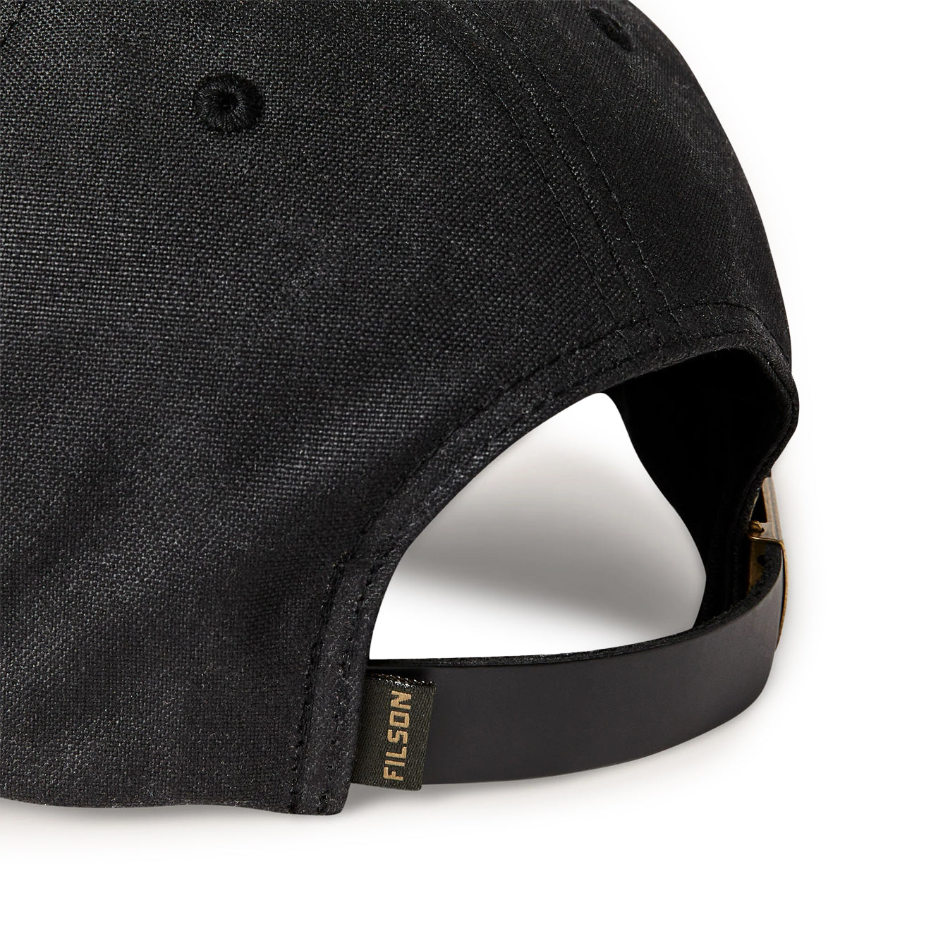 Filson Oil Tin Low-Profile Logger Cap Black