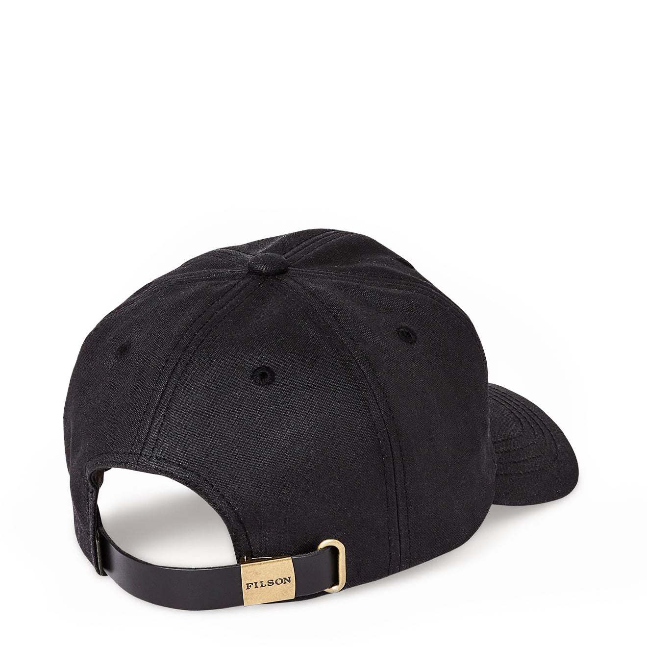 Filson Oil Tin Low-Profile Logger Cap Black