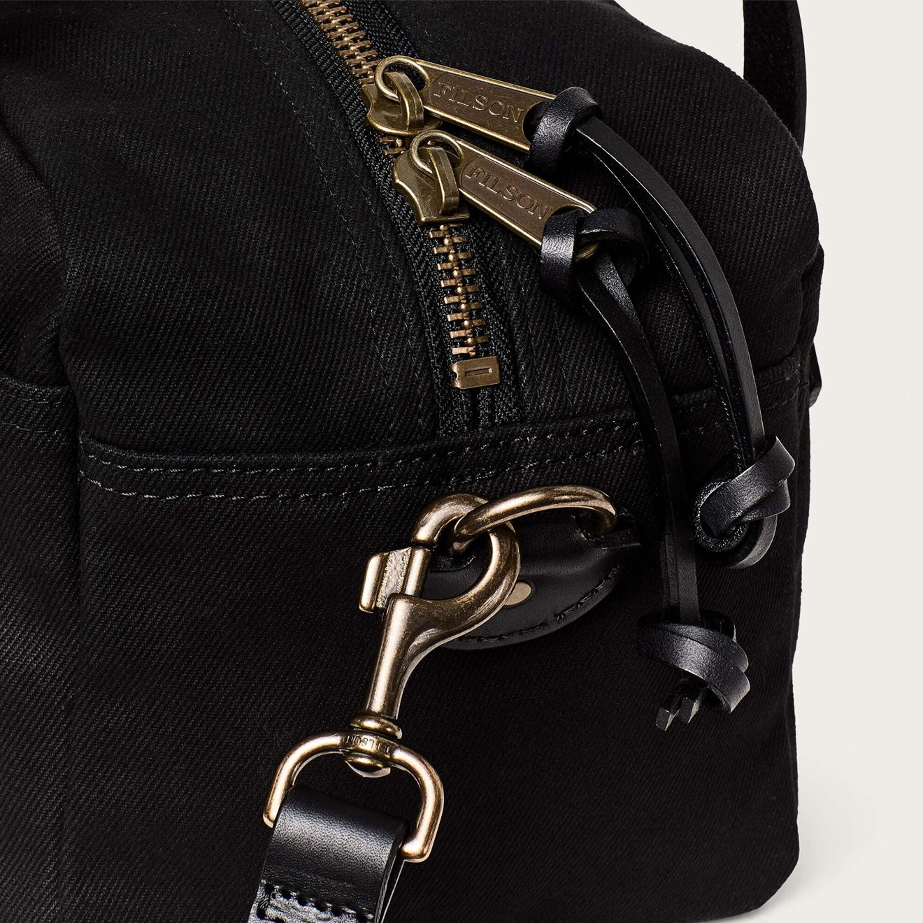 Filson Rugged Twill XS Compact Duffle Bag Black