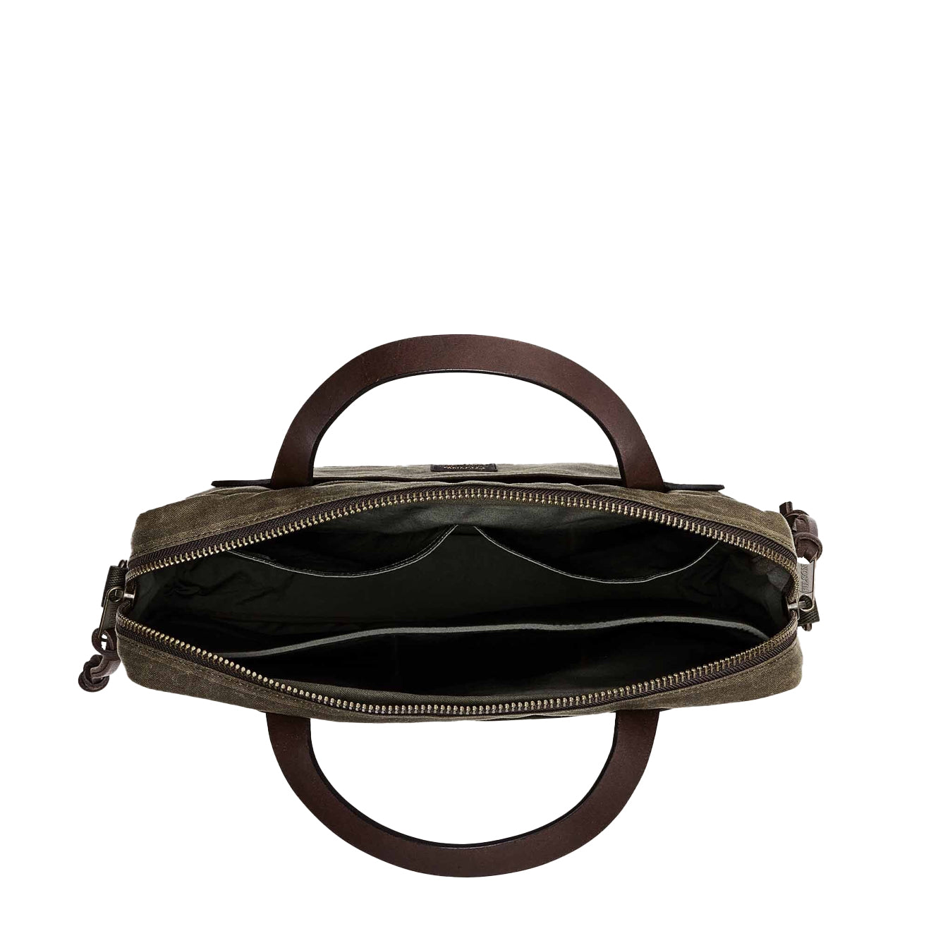 Filson Tin Cloth Compact Briefcase Otter Green - The Sporting Lodge