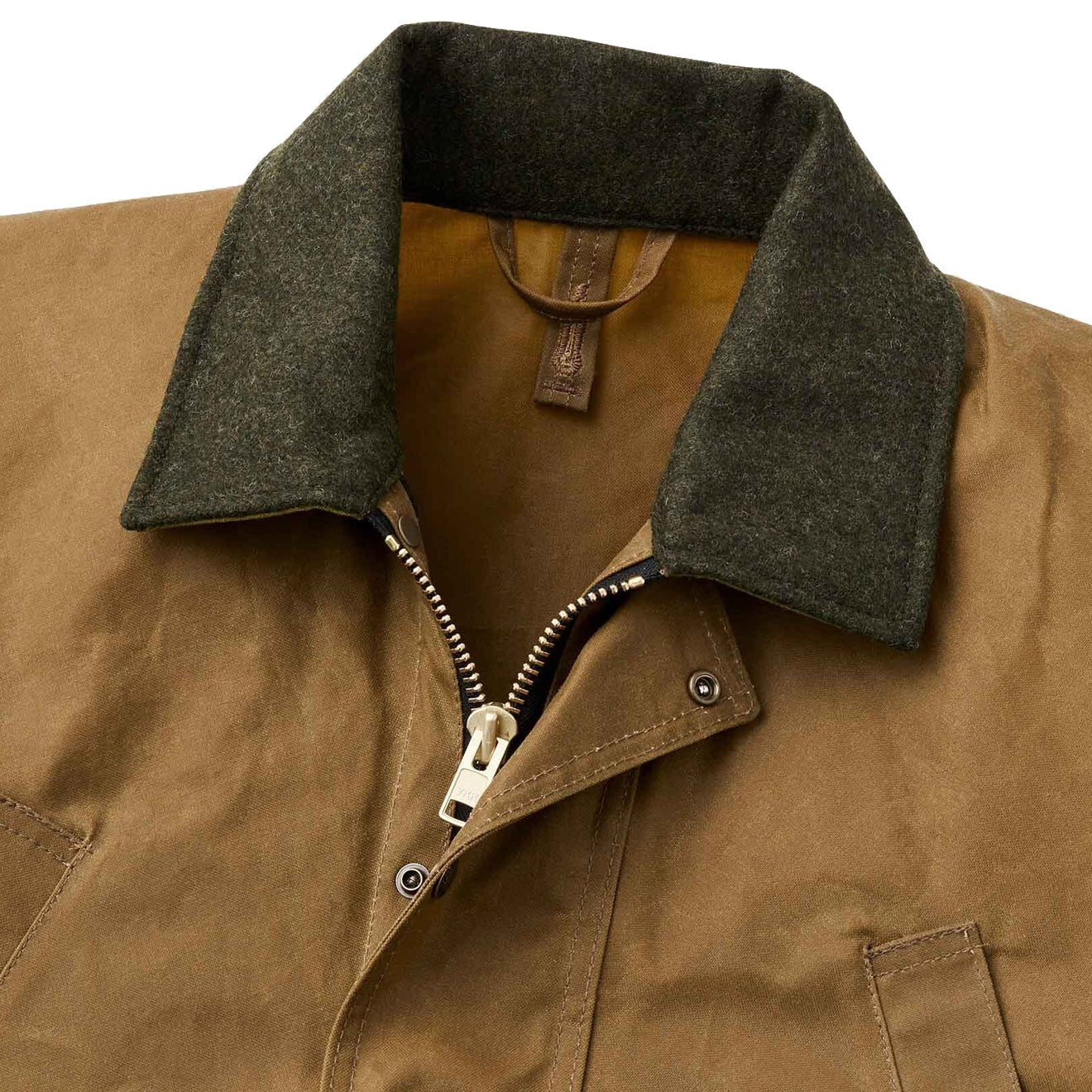 Filson Tin Cloth Field Jacket Dark Tan - The Sporting Lodge