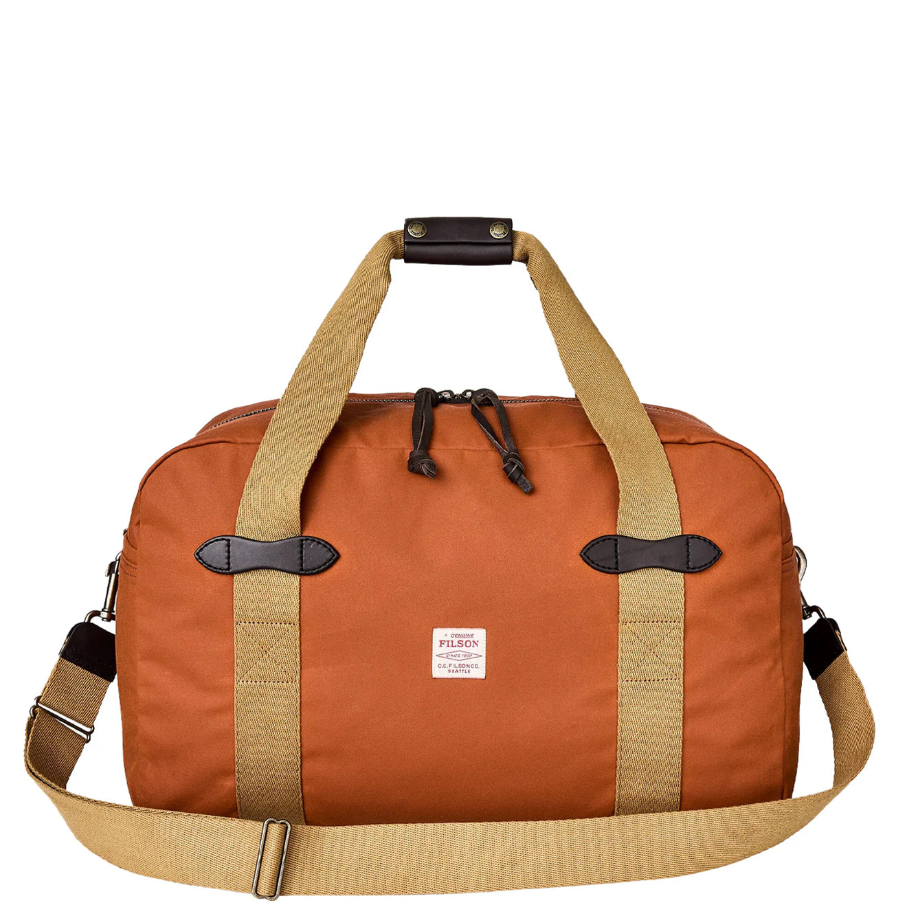 Filson Tin Cloth Medium Duffle Bag Rust - The Sporting Lodge