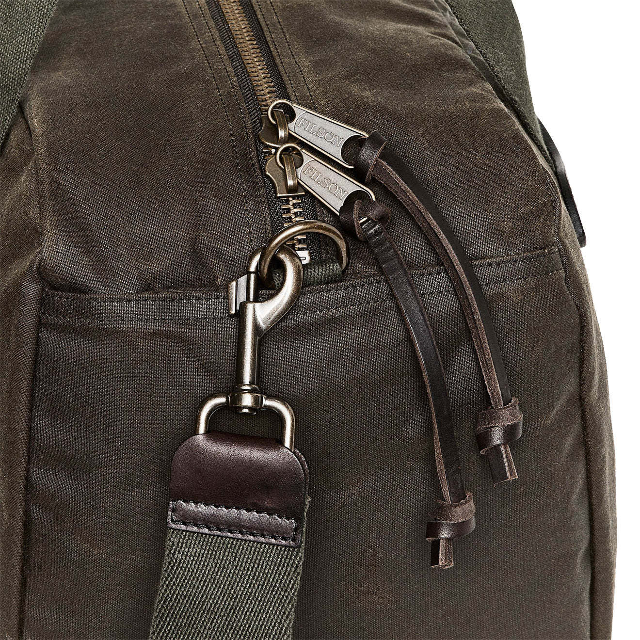 Filson Tin Cloth Small Duffle Bag Otter Green - The Sporting Lodge