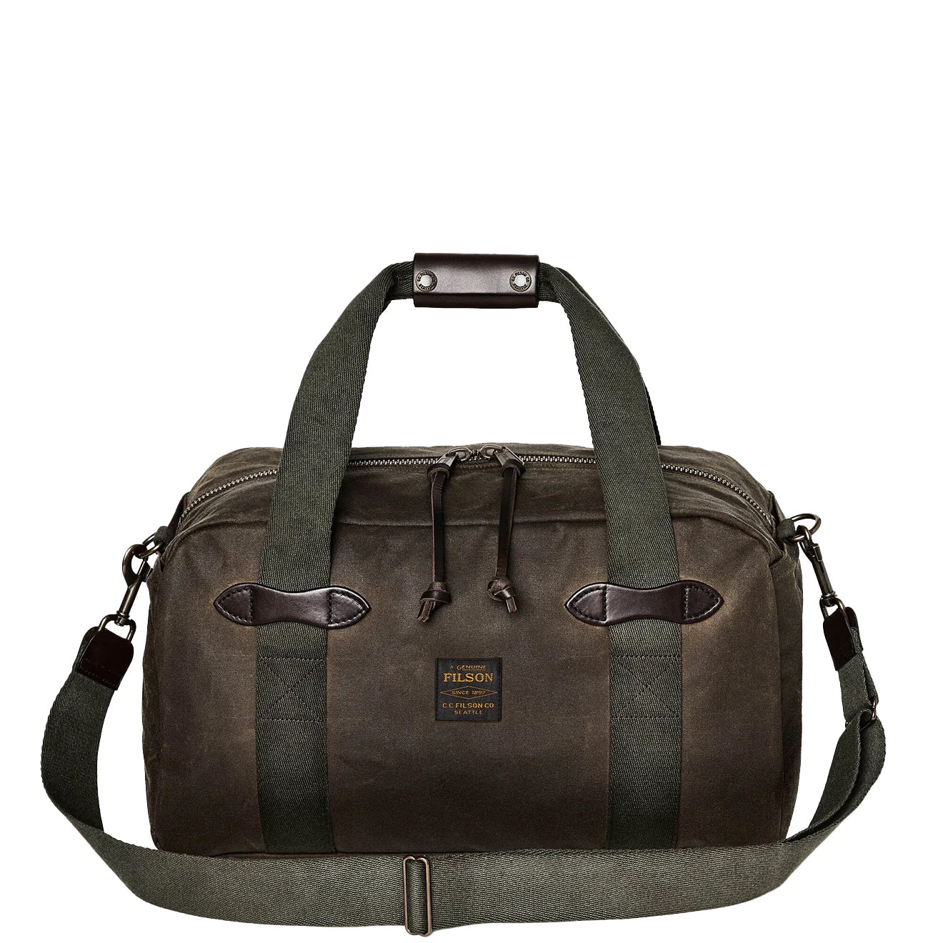 Filson Tin Cloth Small Duffle Bag Otter Green - The Sporting Lodge