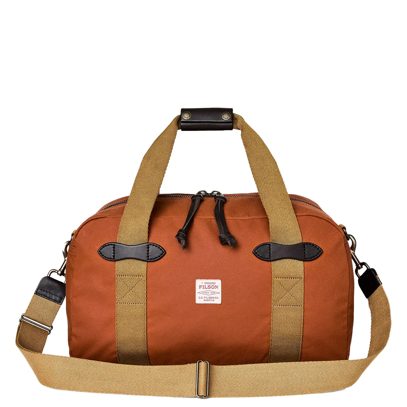 Filson Tin Cloth Small Duffle Bag Rust
