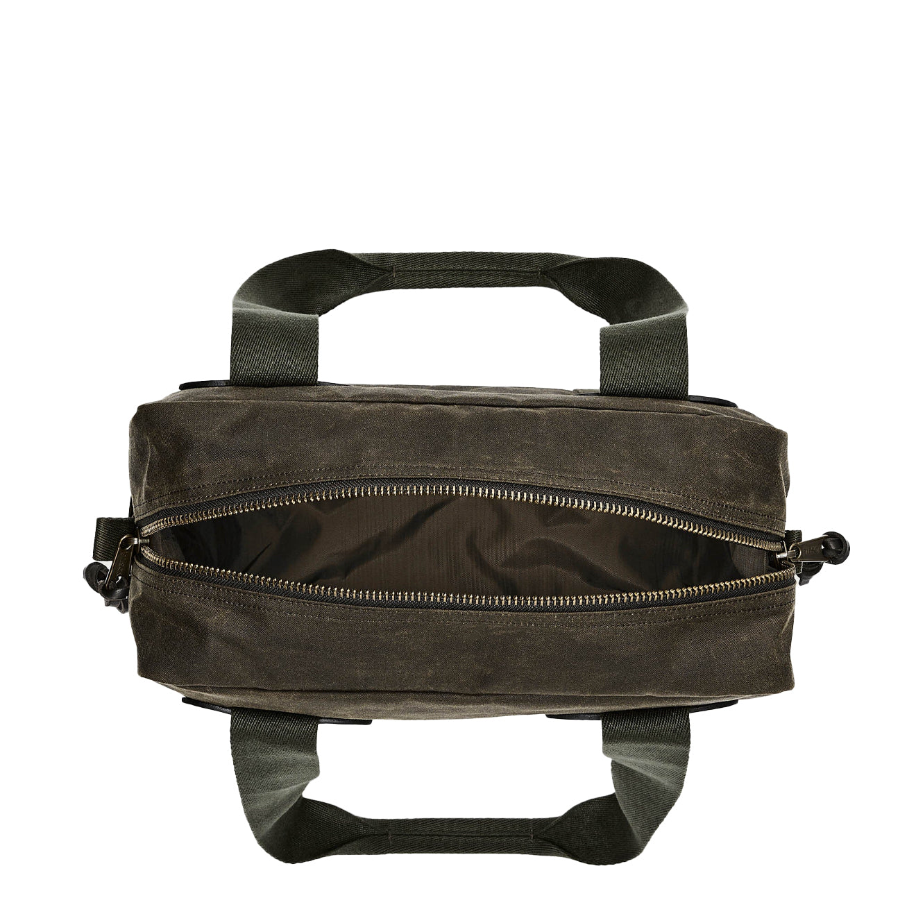 Filson Tin Cloth Tote Bag With Zipper Otter Green - The Sporting Lodge