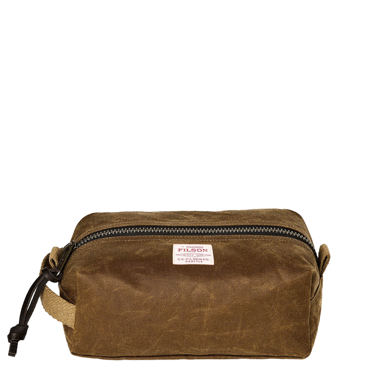 Filson Tin Cloth Travel Kit Dark Tan - The Sporting Lodge