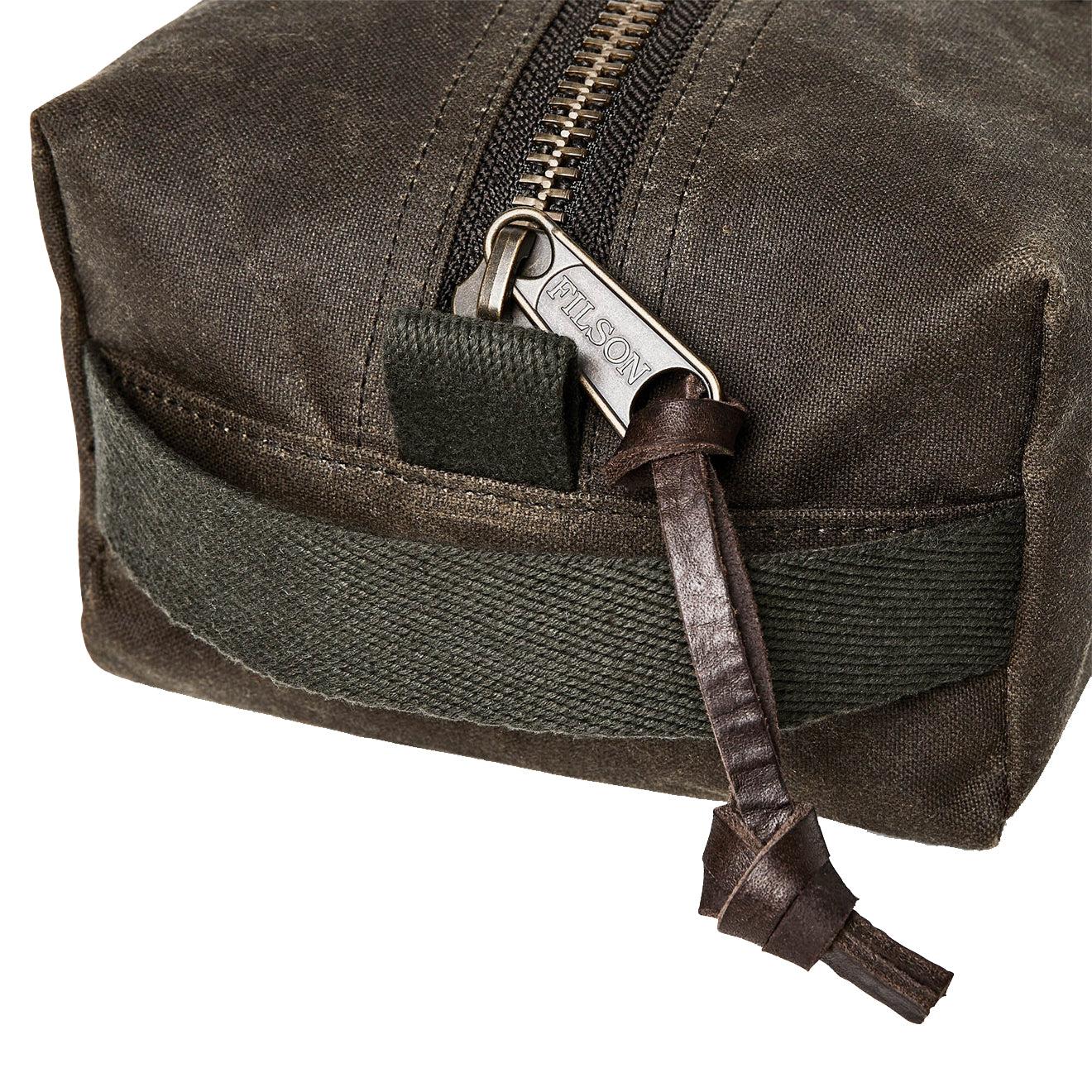 Filson Tin Cloth Travel Kit Otter Green - The Sporting Lodge
