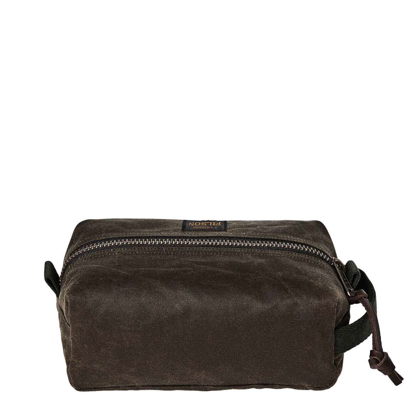 Filson Tin Cloth Travel Kit Otter Green - The Sporting Lodge