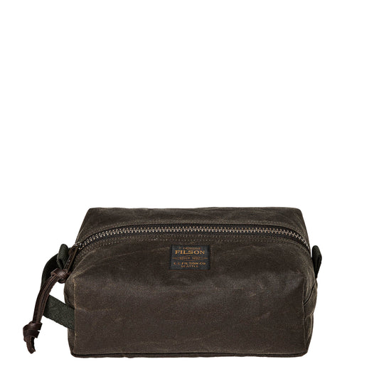 Filson Tin Cloth Travel Kit Otter Green - The Sporting Lodge