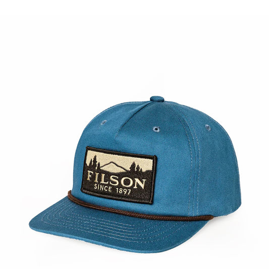 Filson Trucker Cap With Scenic Patch Slate / Filson - The Sporting Lodge