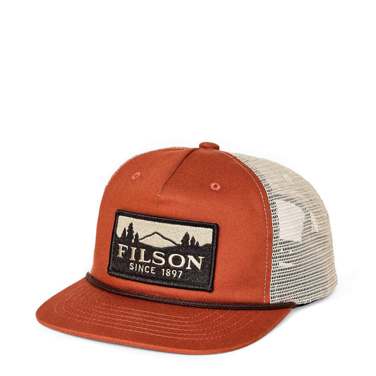 Filson Trucker Mesh Cap Scenic Patch Iron Rust / Filson - The Sporting Lodge