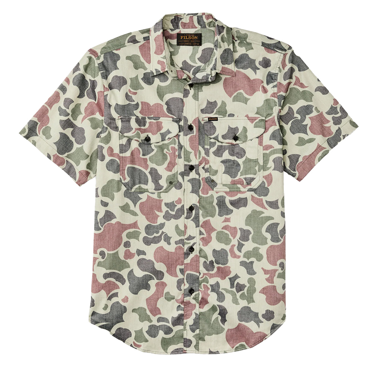 Filson Twin Lakes Short Sleeve Shirt Shrub Camo - The Sporting Lodge