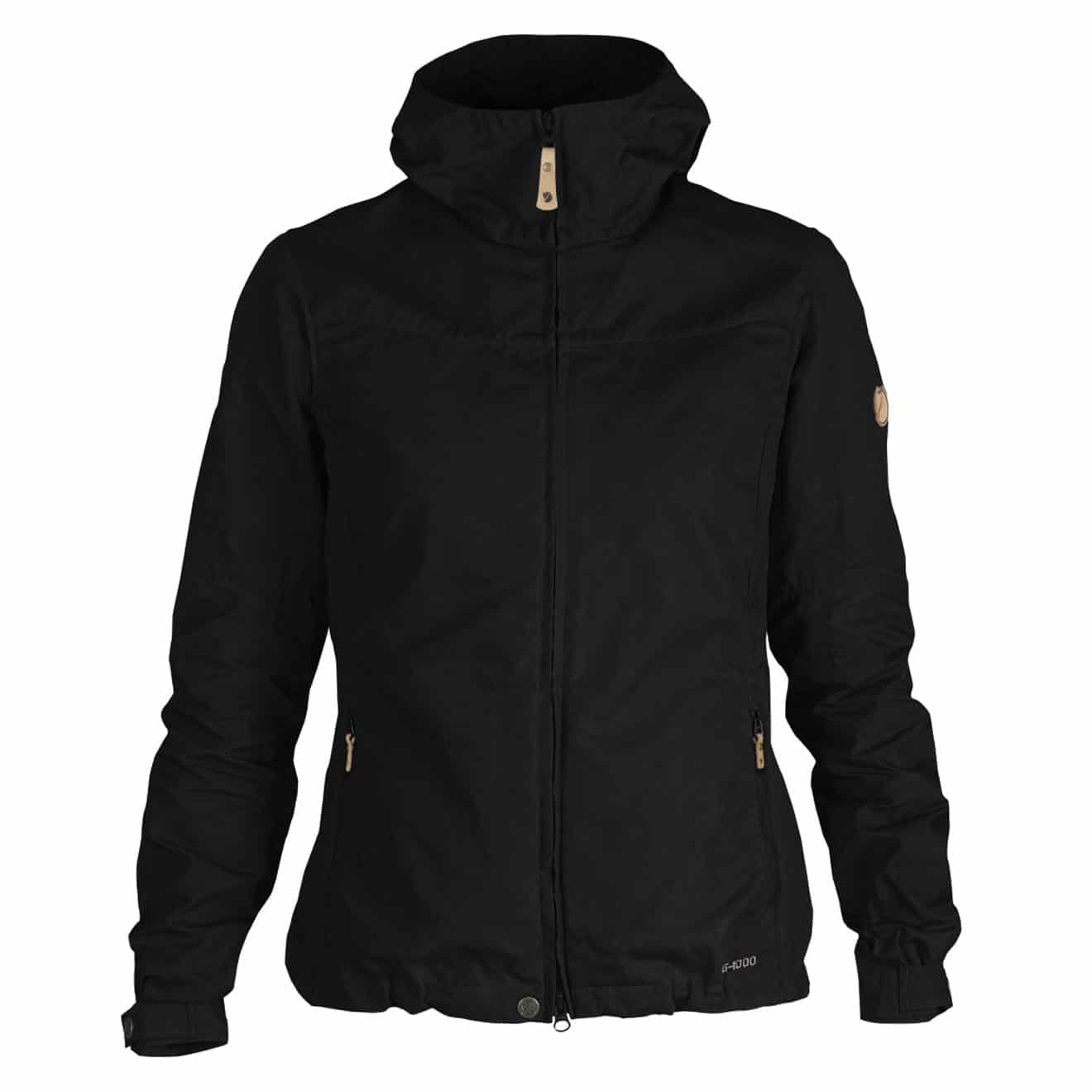 Fjallraven Womens Stina Jacket Black - The Sporting Lodge