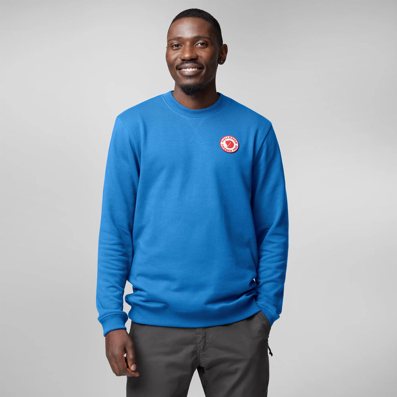 Fjallraven 1960 Logo Badge Sweater Dark Oak