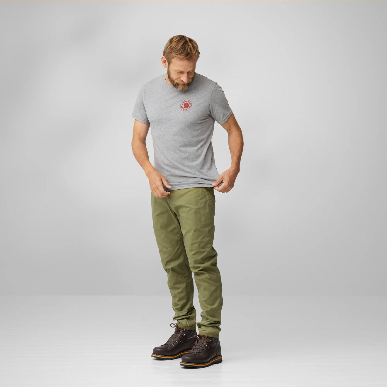 Fjallraven 1960 Logo T-Shirt Chalk White