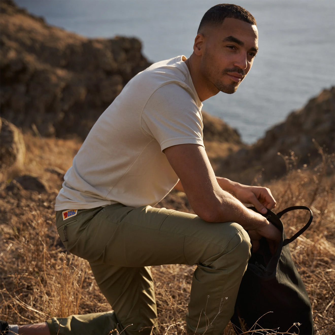 Fjallraven 1960 Logo T-Shirt Chalk White