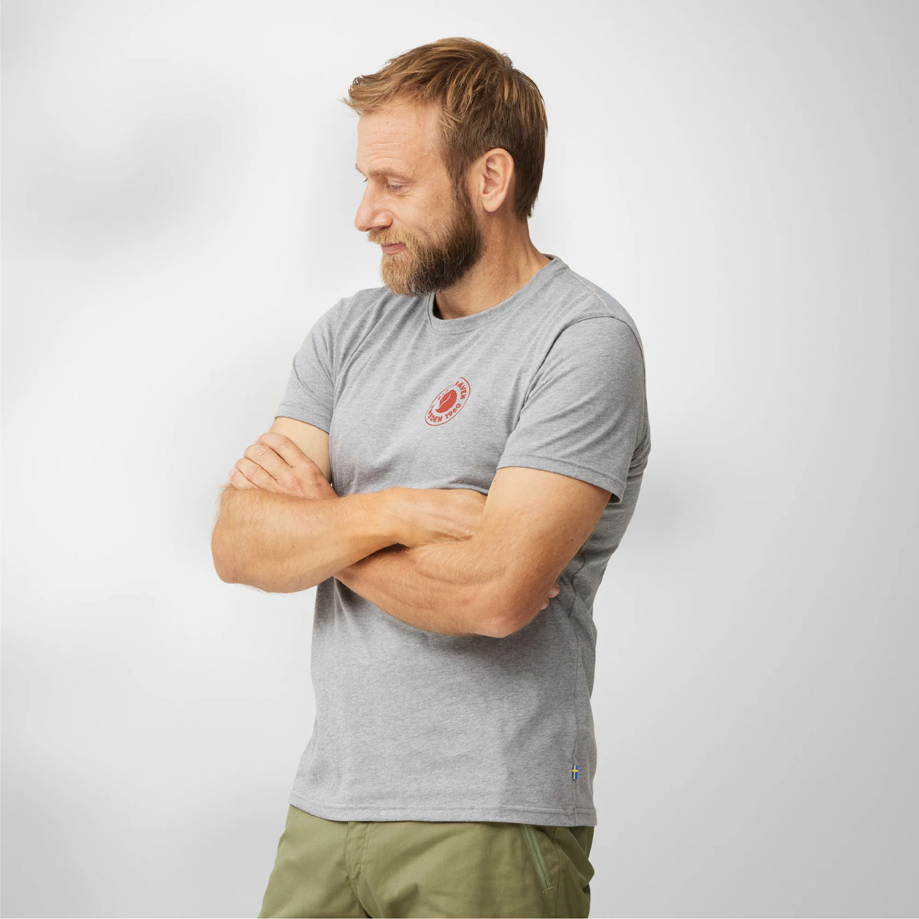 Fjallraven 1960 Logo T-Shirt Uncle Blue-Melange