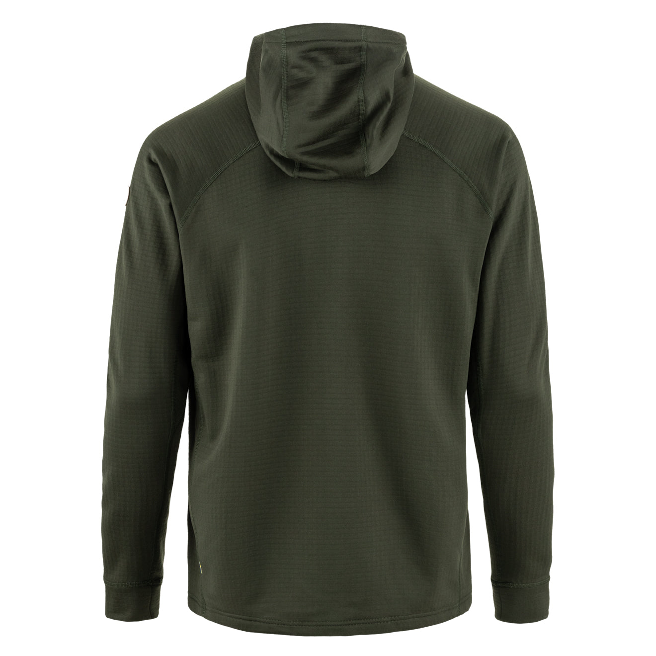 Fjallraven Abisko Grid Fleece Hoodie Deep Forest - The Sporting Lodge
