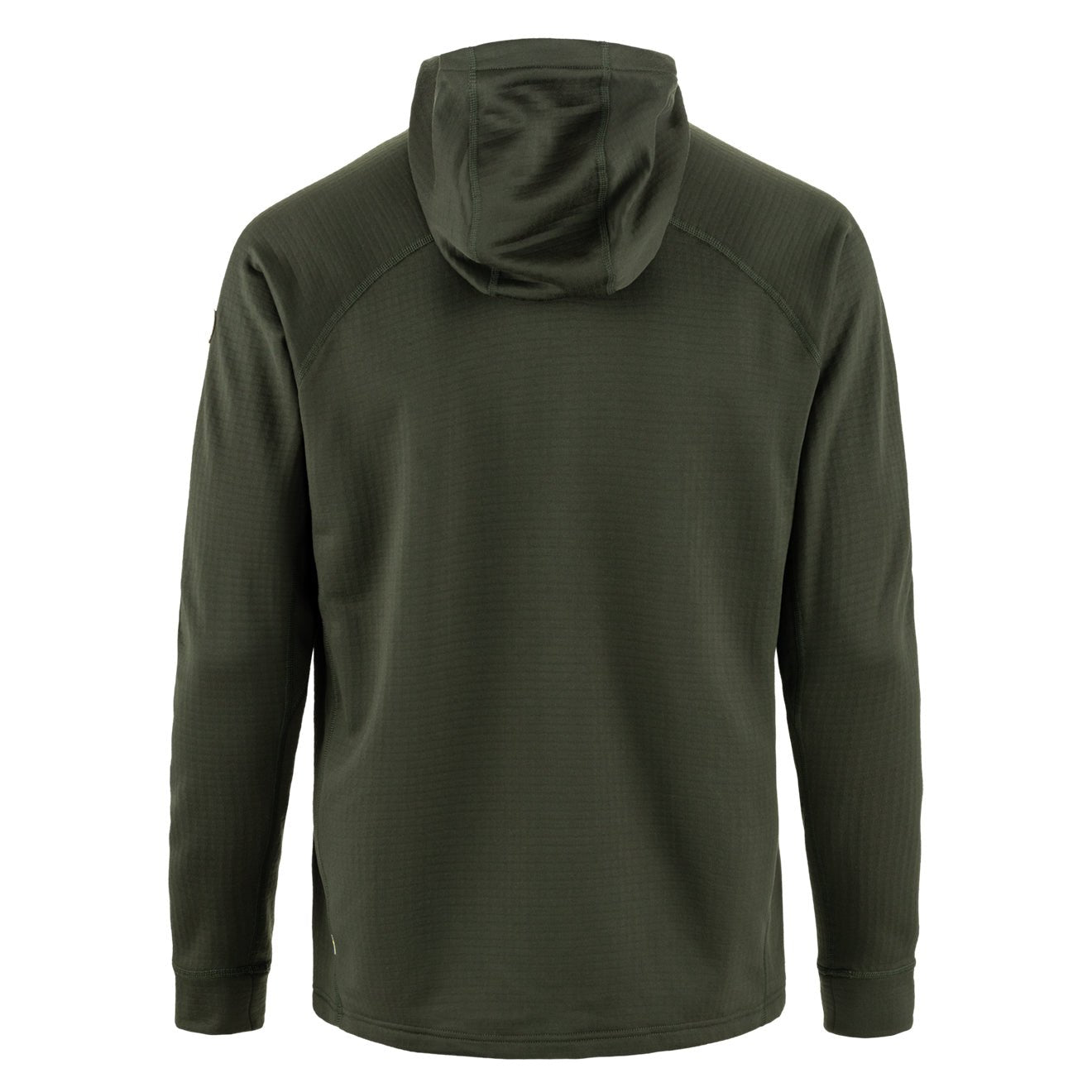 Fjallraven Abisko Grid Fleece Hoodie Deep Forest - The Sporting Lodge
