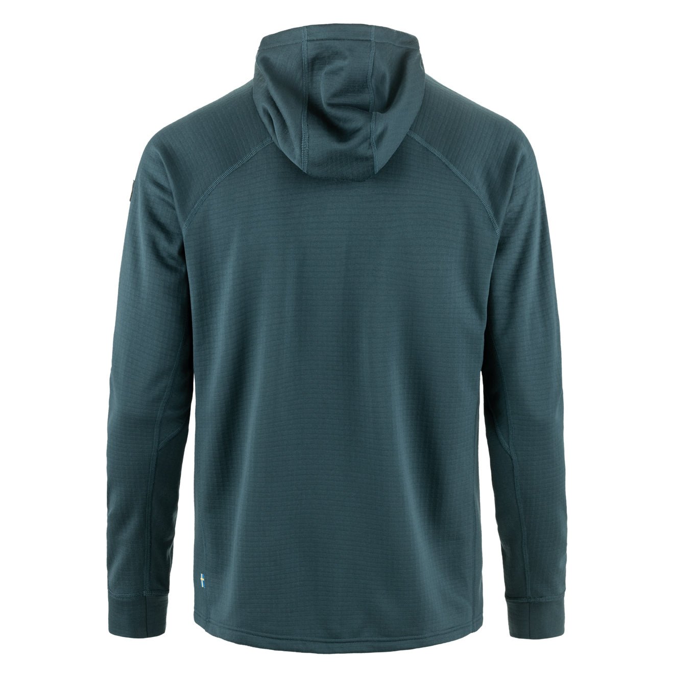 Fjallraven Abisko Grid Fleece Hoodie Mountain Blue - The Sporting Lodge