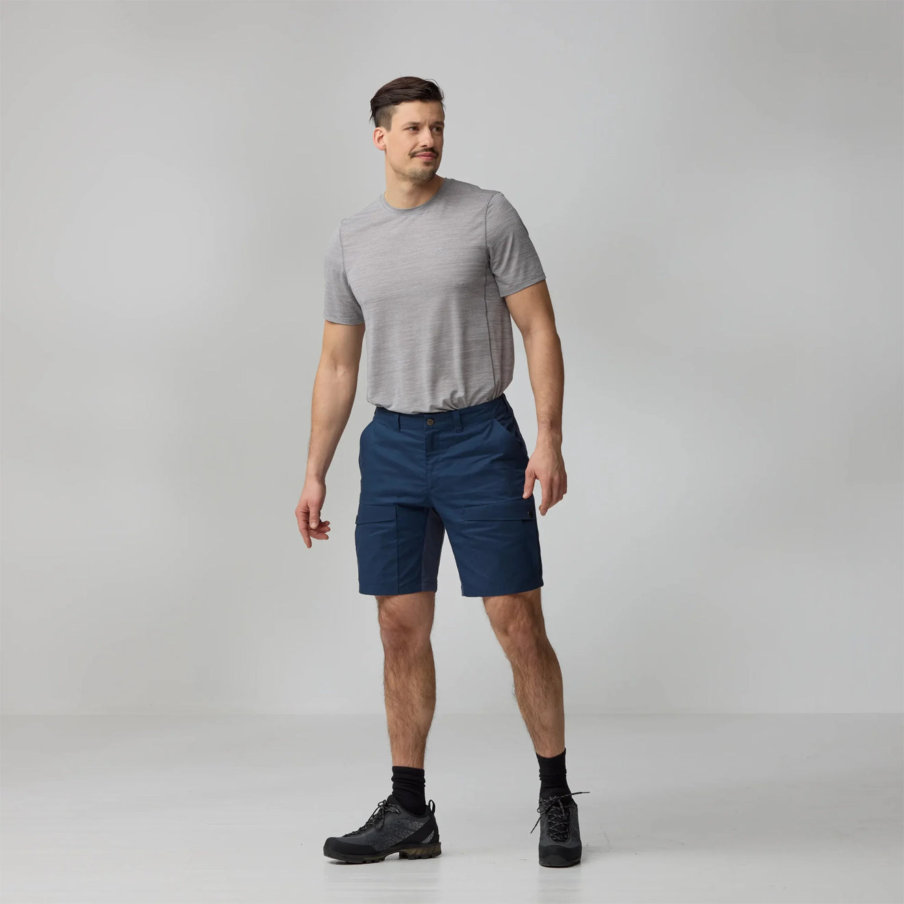 Fjallraven Abisko Hybrid Trail Shorts Black