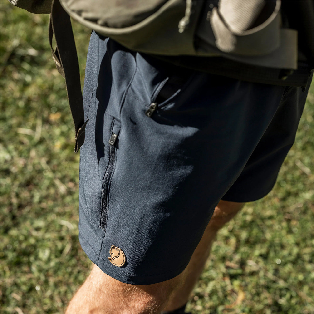 Fjallraven Abisko Trail Stretch Shorts Suede Brown - The Sporting Lodge