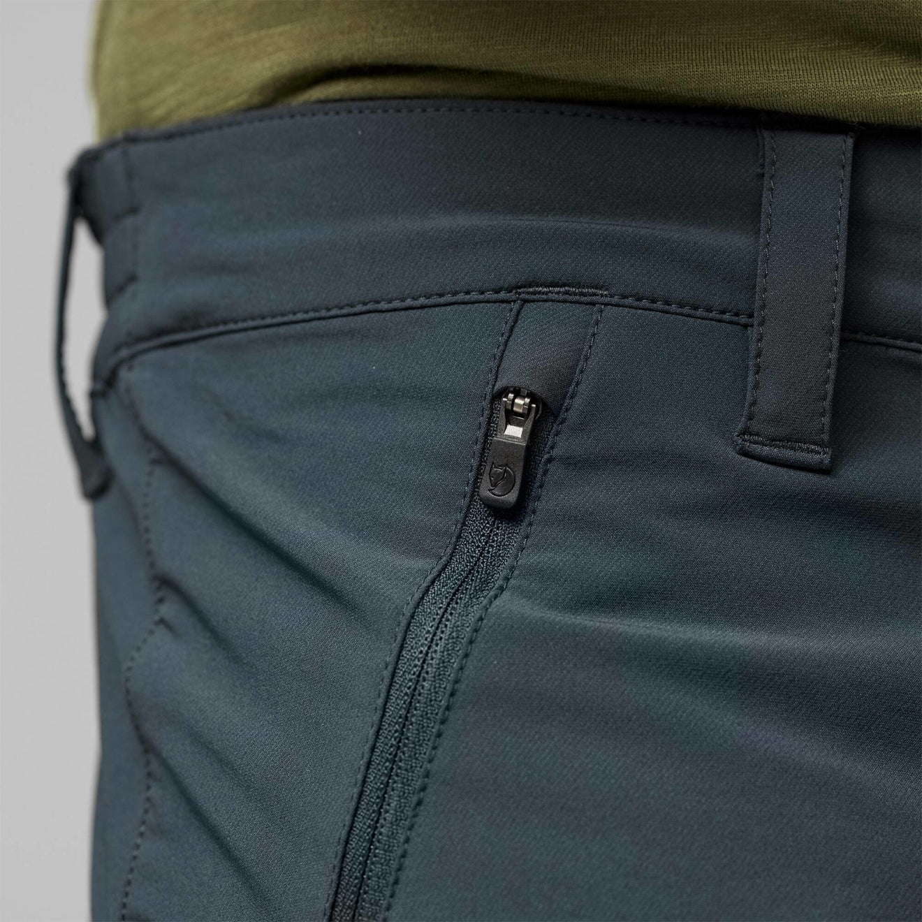 Fjallraven Abisko Trail Stretch Shorts Laurel Green