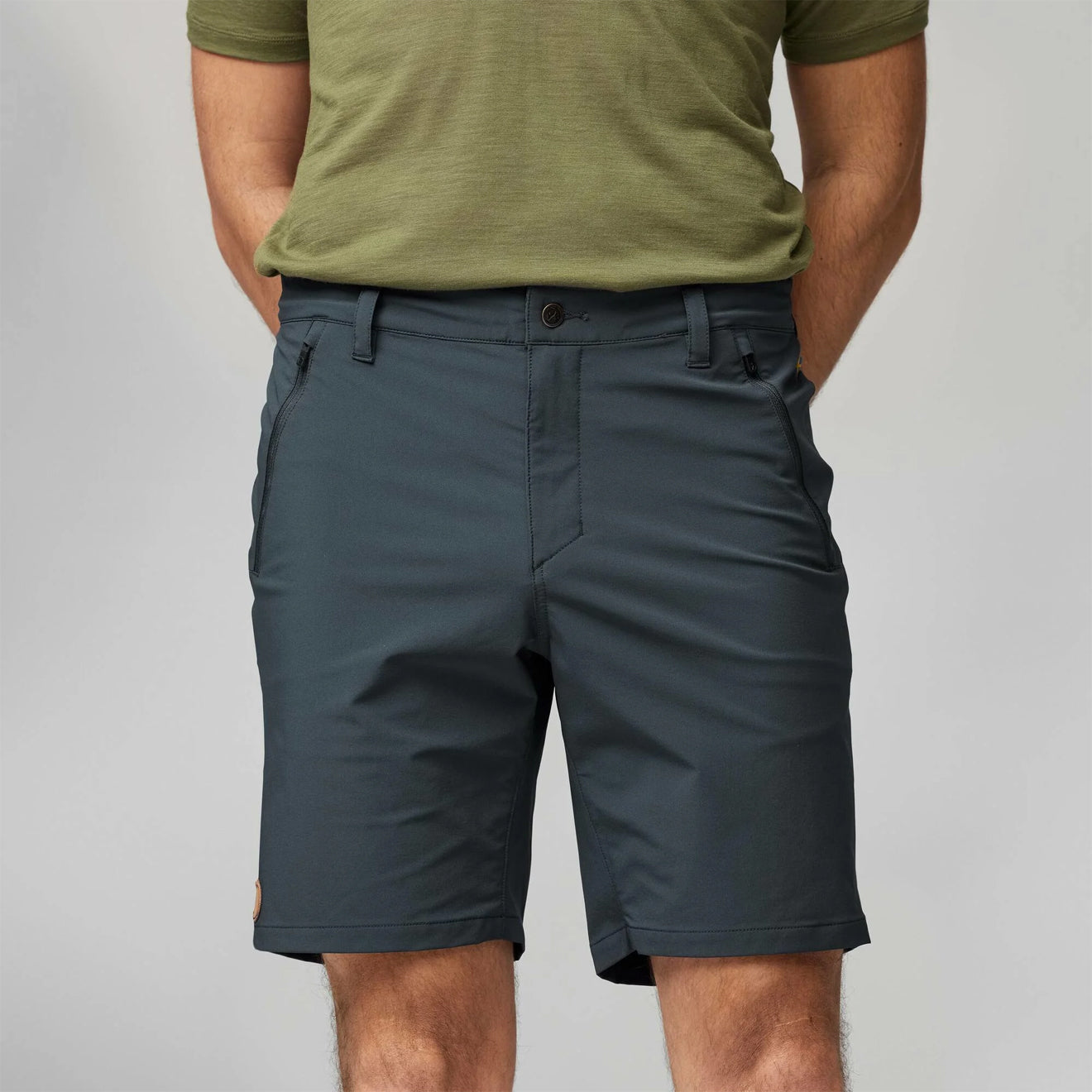 Fjallraven Abisko Trail Stretch Shorts Suede Brown - The Sporting Lodge