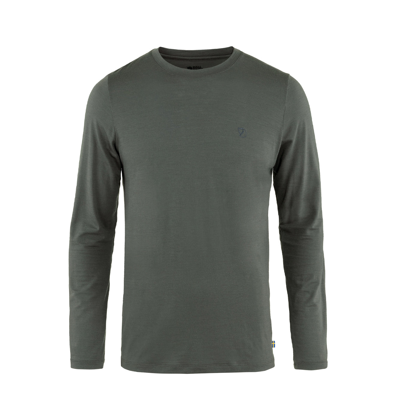 Fjallraven Abisko Wool LS T-Shirt Basalt