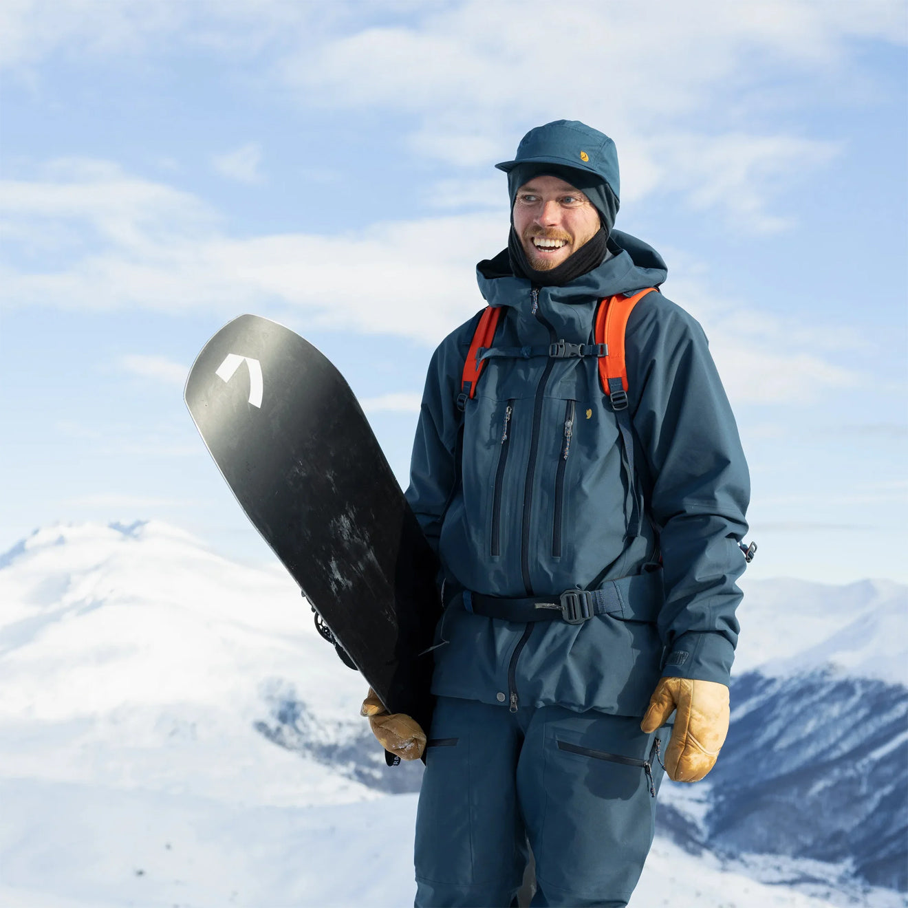Fjallraven Bergtagen GTX Pro Jacket Mountain Blue - The Sporting Lodge