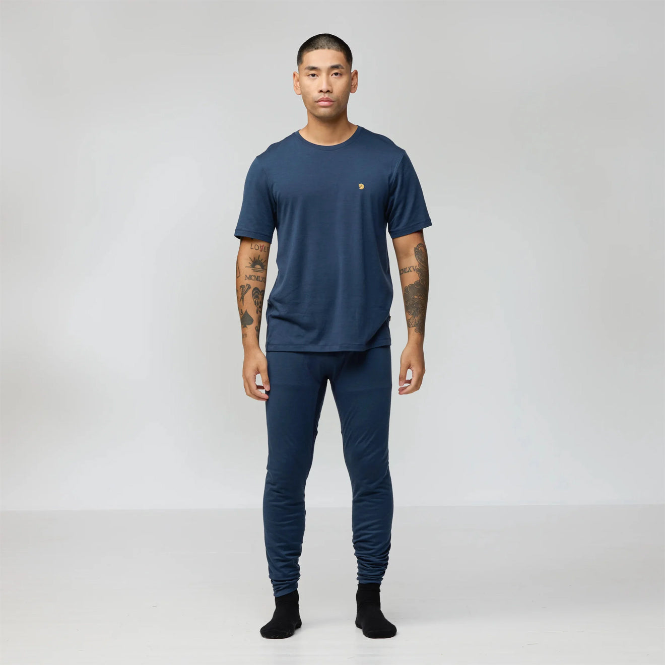 Fjallraven Bergtagen Merino 190 Long John Mountain Blue