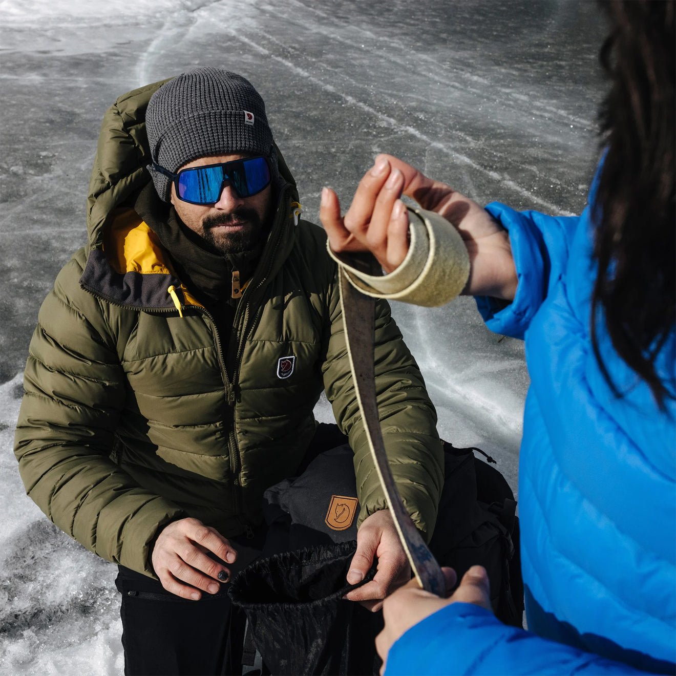 Fjallraven Expedition Pack Down Hoodie Deep Forest - The Sporting Lodge