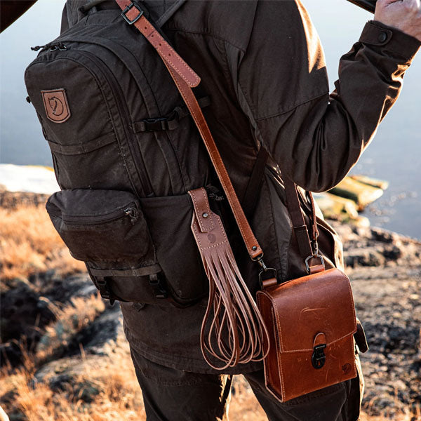Fjallraven Game Strap Leather Cognac - The Sporting Lodge