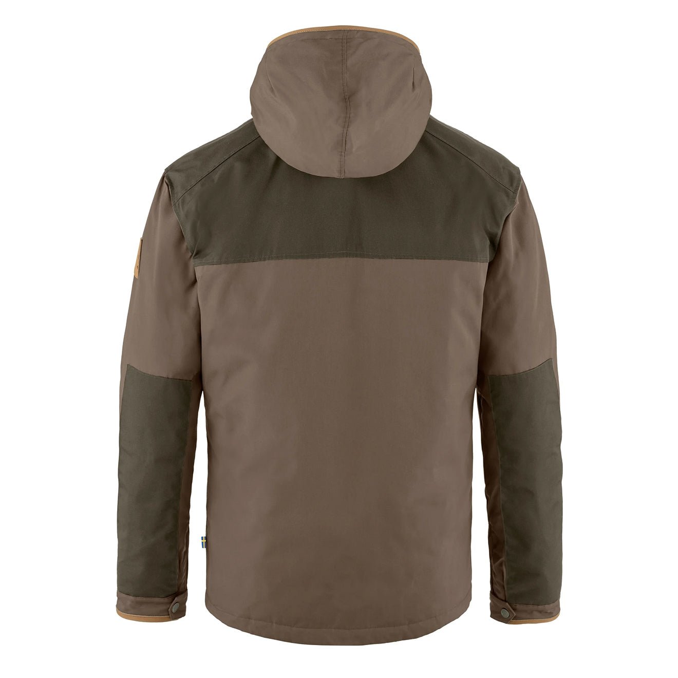 Fjallraven Greenland No. 1 Down Jacket Suede Brown / Dark Olive - The Sporting Lodge