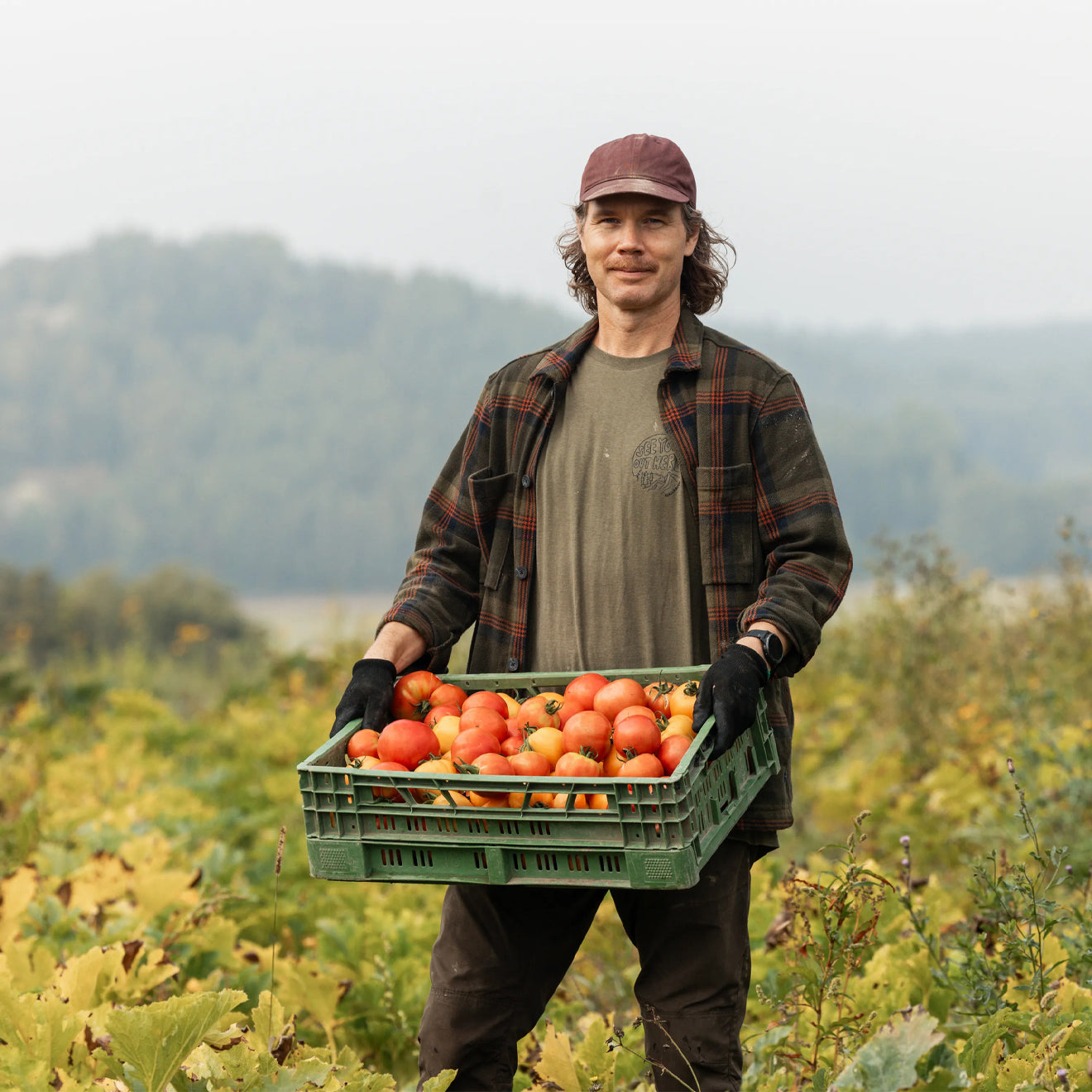 Fjallraven Hemp Blend Out Here T-shirt Green - The Sporting Lodge
