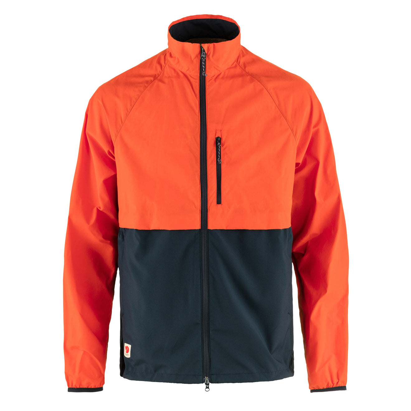 Fjallraven High Coast Hybrid Wind Jacket Dark Navy / Flame Orange - The Sporting Lodge