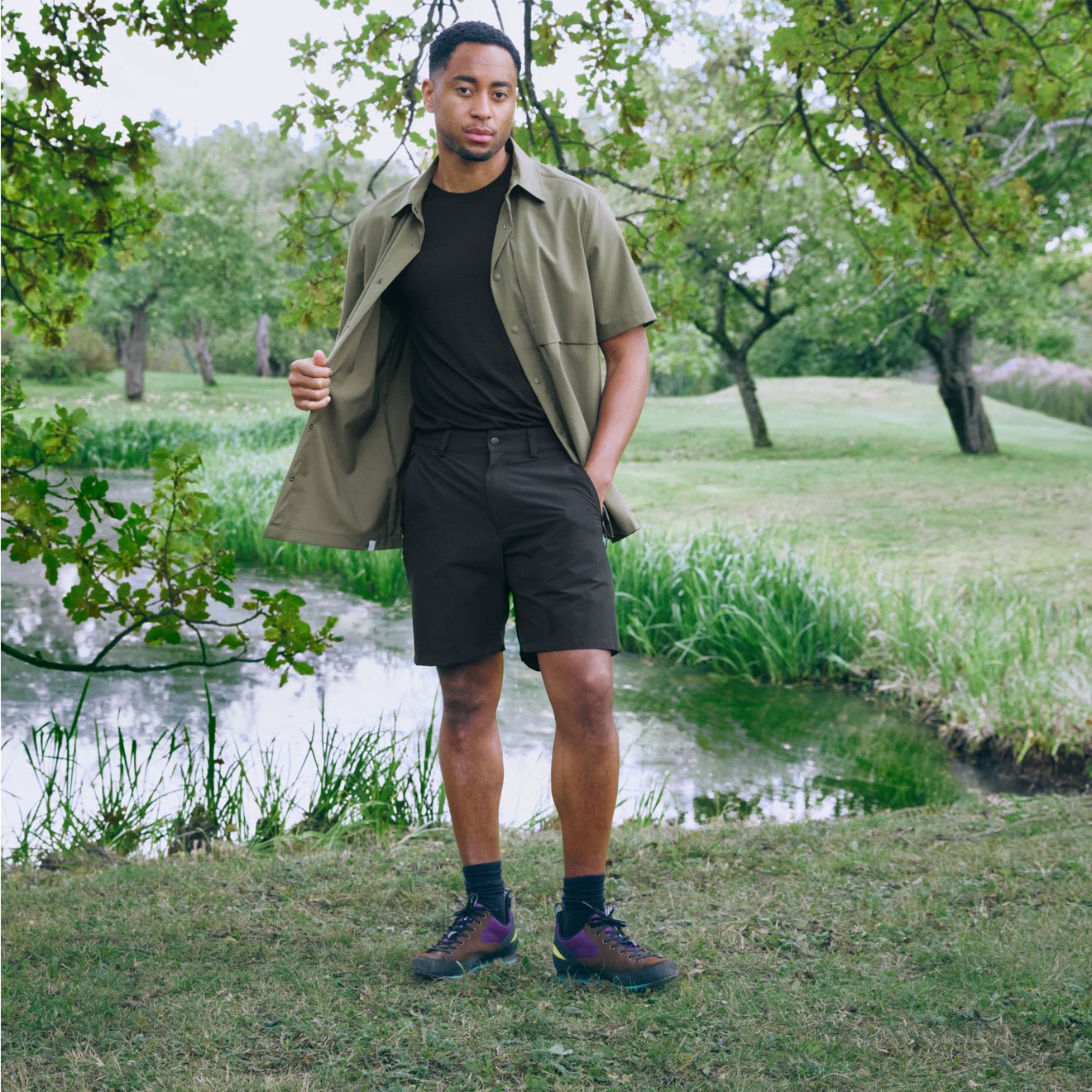 Fjallraven High Coast Pack Shirt SS Laurel Green - The Sporting Lodge