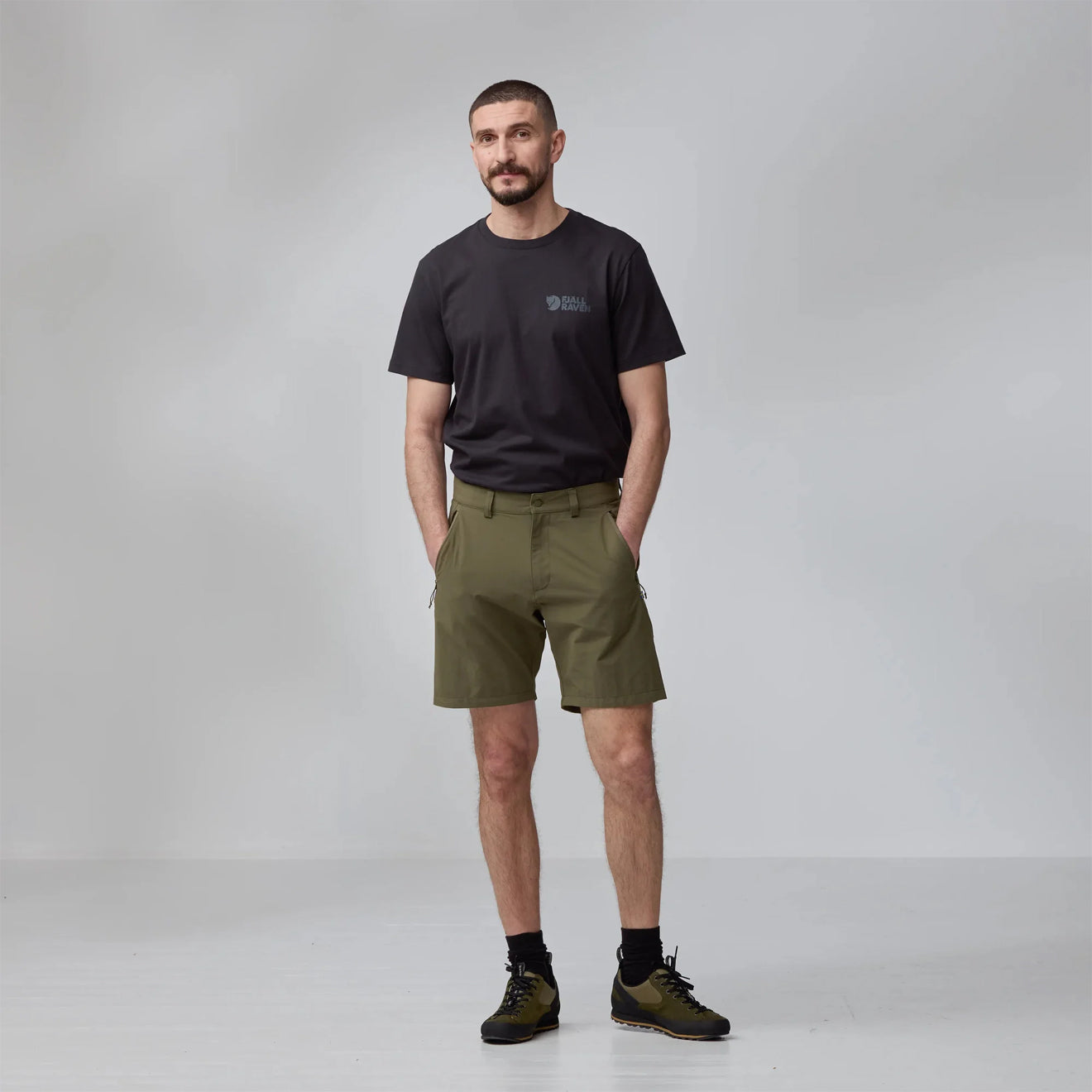 Fjallraven High Coast Pack Shorts Laurel Green - The Sporting Lodge