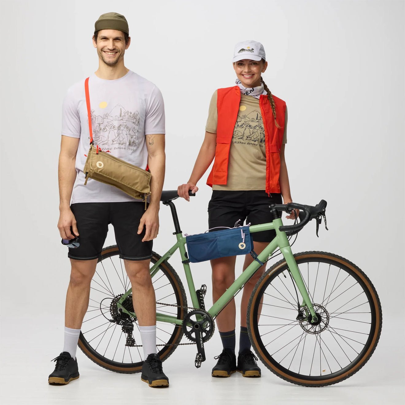 Fjallraven Hoja Bike Frame Fold Bag Classic Black