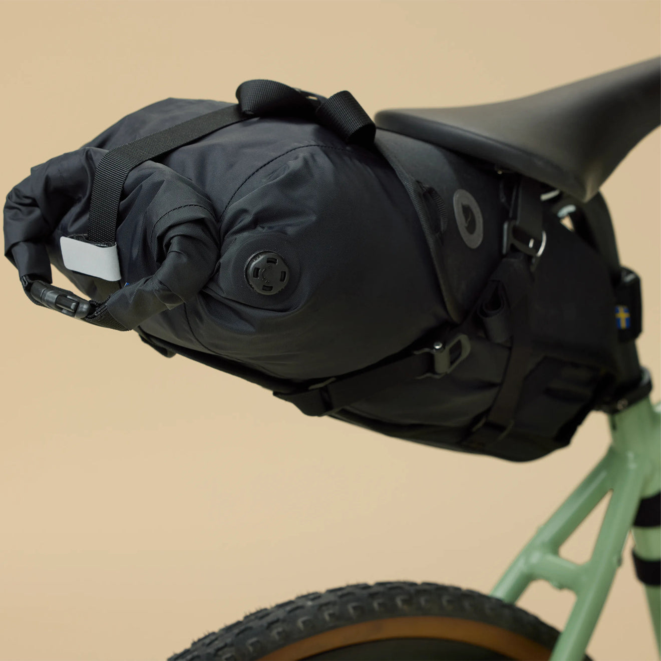 Fjallraven Hoja Seatbag Drybag 10L Black - The Sporting Lodge