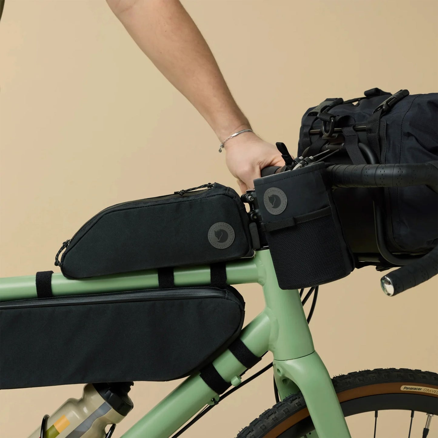 Fjallraven Hoja Top Tube Bag Black - The Sporting Lodge