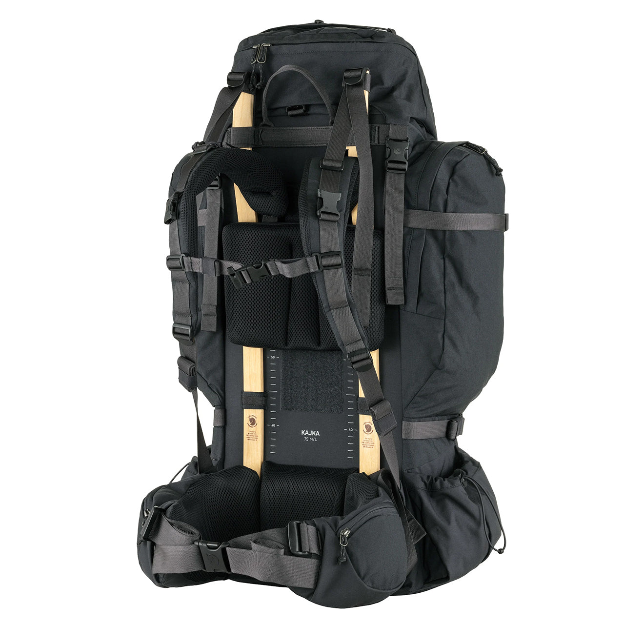 Fjallraven Kajka 55 M/L Coal Black - The Sporting Lodge