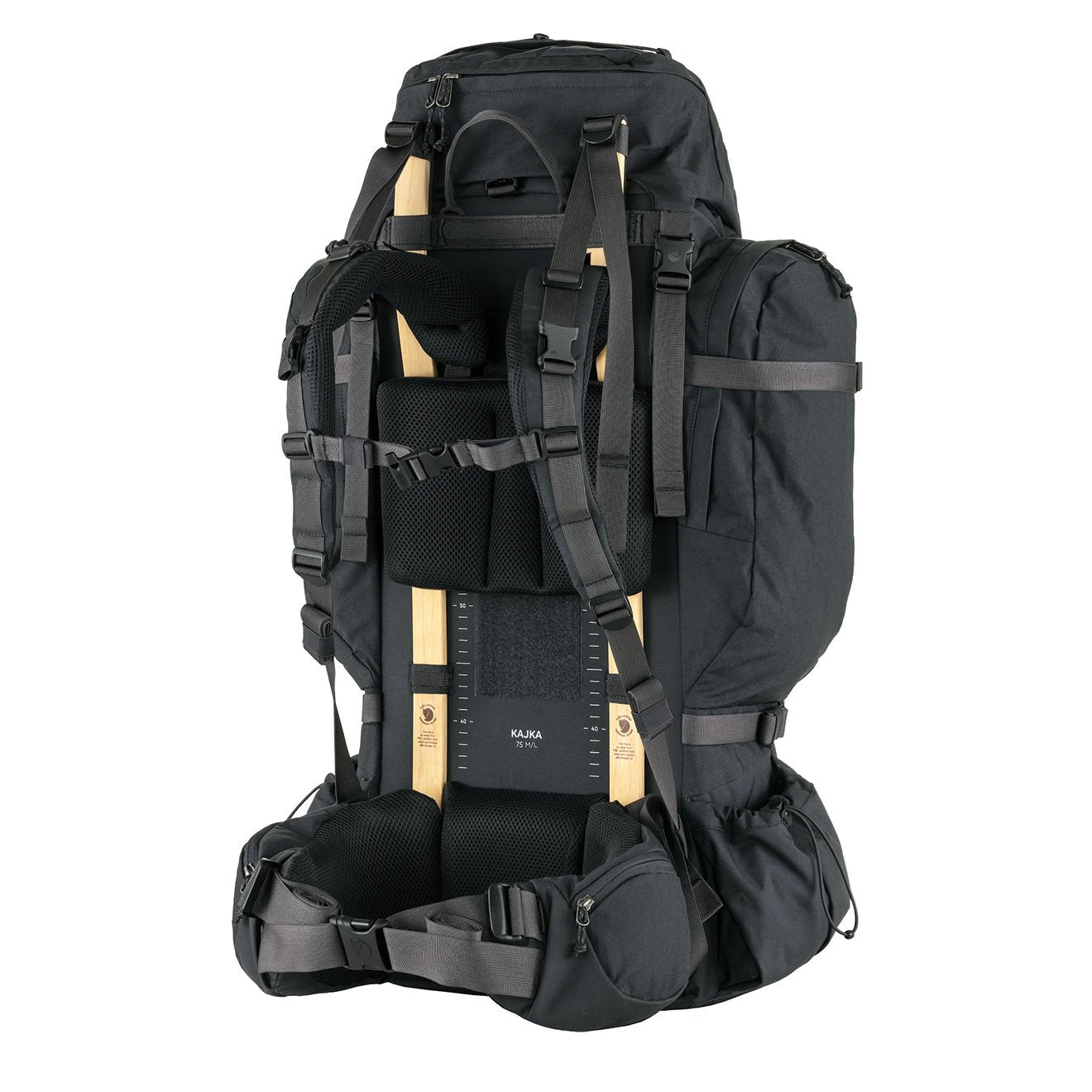 Fjallraven Kajka 55 M/L Coal Black - The Sporting Lodge